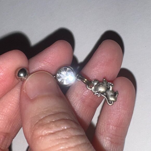 Mouse Dangle Belly Ring - Picture 11 of 13
